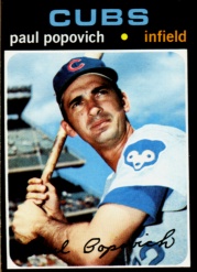 1971 Topps Baseball Cards      726     Paul Popovich
